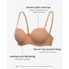 imageINLYRIC Womens Inbarely Plus Strapless Bra Full Coverage Lightly Lined Multiway Sexy Underwire Support Seamless BrasGravel Beige  Go One Size Up