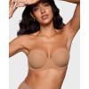 imageINLYRIC Womens Inbarely Plus Strapless Bra Full Coverage Lightly Lined Multiway Sexy Underwire Support Seamless BrasGravel Beige  Go One Size Up