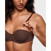 imageINLYRIC Womens Inbarely Plus Strapless Bra Full Coverage Lightly Lined Multiway Sexy Underwire Support Seamless BrasHazelnut  Go One Size Up