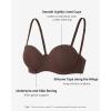 imageINLYRIC Womens Inbarely Plus Strapless Bra Full Coverage Lightly Lined Multiway Sexy Underwire Support Seamless BrasHazelnut  Go One Size Up