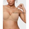 imageINLYRIC Womens Inbarely Plus Strapless Bra Full Coverage Lightly Lined Multiway Sexy Underwire Support Seamless BrasWarm Beige  Go One Size Up