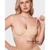 imageINLYRIC Womens Inbarely Plus Unlined Strapless Bra  NonSlip Underwire Non Padded Bandeau Plus Size BrasBeige  Go One Size Up