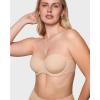 imageINLYRIC Womens Inbarely Plus Unlined Strapless Bra  NonSlip Underwire Non Padded Bandeau Plus Size BrasBeige  Go One Size Up