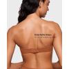 imageINLYRIC Womens Inbarely Plus Unlined Strapless Bra  NonSlip Underwire Non Padded Bandeau Plus Size BrasBronze Beige  Go One Size Up