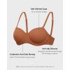 imageINLYRIC Womens Inbarely Plus Unlined Strapless Bra  NonSlip Underwire Non Padded Bandeau Plus Size BrasBronze Beige  Go One Size Up