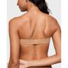 imageINLYRIC Womens Inbarely Plus Unlined Strapless Bra  NonSlip Underwire Non Padded Bandeau Plus Size BrasPeach Taupe  Go One Size Up