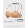imageINLYRIC Womens Inbarely Plus Unlined Strapless Bra  NonSlip Underwire Non Padded Bandeau Plus Size BrasPeach Taupe  Go One Size Up