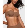 imageINLYRIC Womens Inbarely Plus Unlined Strapless Bra  NonSlip Underwire Non Padded Bandeau Plus Size BrasSandalwood Brown2  Go One Size Up