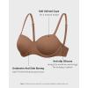 imageINLYRIC Womens Inbarely Plus Unlined Strapless Bra  NonSlip Underwire Non Padded Bandeau Plus Size BrasSandalwood Brown2  Go One Size Up