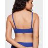 imageINLYRIC Womens Inbarely Soft Plunge Bralette  Deep V Unlined Triangle No Padding No Underwire Sexy Comfort Sleep BraAzure Blue