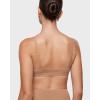 imageINLYRIC Womens Inbarely Soft Plunge Bralette  Deep V Unlined Triangle No Padding No Underwire Sexy Comfort Sleep BraGravel Beige