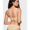 imageINLYRIC Womens Inbarely Soft Plunge Bralette  Deep V Unlined Triangle No Padding No Underwire Sexy Comfort Sleep BraLight Oatmeal