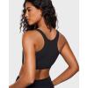 imageINLYRIC Womens Inbarely Soft Racerback Bralettes  2 Ways to Wear Unlined Comfortable Smooth High Neck Scoop Neck BraBlack