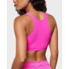 imageINLYRIC Womens Inbarely Soft Racerback Bralettes  2 Ways to Wear Unlined Comfortable Smooth High Neck Scoop Neck BraGlitter Rose