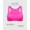 imageINLYRIC Womens Inbarely Soft Racerback Bralettes  2 Ways to Wear Unlined Comfortable Smooth High Neck Scoop Neck BraGlitter Rose