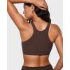imageINLYRIC Womens Inbarely Soft Racerback Bralettes  2 Ways to Wear Unlined Comfortable Smooth High Neck Scoop Neck BraHazelnut