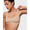 imageINLYRIC Womens Inbarely Soft Racerback Bralettes  2 Ways to Wear Unlined Comfortable Smooth High Neck Scoop Neck BraWheat Beige