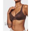 imageINLYRIC Womens Mesh Balconette Bra Sexy Demi Supportive Comfortable Seamless Underwire Unlined Sheer BrasHazelnut  Sheer