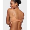 imageINLYRIC Womens Mesh Balconette Bra Sexy Demi Supportive Comfortable Seamless Underwire Unlined Sheer BrasSandstone Skin  Sheer
