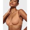 imageINLYRIC Womens Mesh Balconette Bra Sexy Demi Supportive Comfortable Seamless Underwire Unlined Sheer BrasSandstone Skin  Sheer