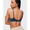 imageINLYRIC Womens Mesh Balconette Bra Sexy Demi Supportive Comfortable Seamless Underwire Unlined Sheer BrasSargasso  Sheer