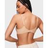 imageINLYRIC Womens Push Up Bra Tshirt Demi Supportive Bras Underwire Plunge Padded Comfortable Inbarely Plus CollectionBeige