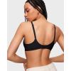 imageINLYRIC Womens Push Up Bra Tshirt Demi Supportive Bras Underwire Plunge Padded Comfortable Inbarely Plus CollectionBlack