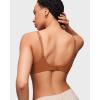 imageINLYRIC Womens Push Up Bra Tshirt Demi Supportive Bras Underwire Plunge Padded Comfortable Inbarely Plus CollectionBronze Beige