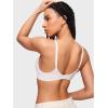 imageINLYRIC Womens Push Up Bra Tshirt Demi Supportive Bras Underwire Plunge Padded Comfortable Inbarely Plus CollectionCoconut White