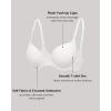 imageINLYRIC Womens Push Up Bra Tshirt Demi Supportive Bras Underwire Plunge Padded Comfortable Inbarely Plus CollectionCoconut White