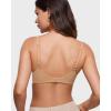 imageINLYRIC Womens Push Up Bra Tshirt Demi Supportive Bras Underwire Plunge Padded Comfortable Inbarely Plus CollectionPeach Taupe