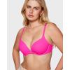 imageINLYRIC Womens Push Up Bra Tshirt Demi Supportive Bras Underwire Plunge Padded Comfortable Inbarely Plus CollectionRose Shocking
