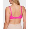 imageINLYRIC Womens Push Up Bra Tshirt Demi Supportive Bras Underwire Plunge Padded Comfortable Inbarely Plus CollectionRose Shocking