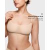 imageINLYRIC Womens Cosnufy Sheer Bralette  Cami Mesh Unlined No Padding See Through Wirefree Bralettes PulloverBeige