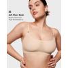 imageINLYRIC Womens Cosnufy Sheer Bralette  Cami Mesh Unlined No Padding See Through Wirefree Bralettes PulloverBeige