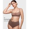 imageINLYRIC Womens Cosnufy Sheer Bralette  Cami Mesh Unlined No Padding See Through Wirefree Bralettes PulloverBrown Purple