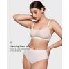 imageINLYRIC Womens Cosnufy Sheer Bralette  Cami Mesh Unlined No Padding See Through Wirefree Bralettes PulloverCoconut White