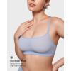 imageINLYRIC Womens Cosnufy Sheer Bralette  Cami Mesh Unlined No Padding See Through Wirefree Bralettes PulloverMoonlight Blue