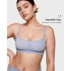imageINLYRIC Womens Cosnufy Sheer Bralette  Cami Mesh Unlined No Padding See Through Wirefree Bralettes PulloverMoonlight Blue