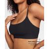 imageINLYRIC Womens Cotton Bralette  Wireless Unlined Sleep Comfortable Seamless Cami BraBlack