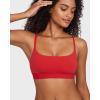 imageINLYRIC Womens Cotton Bralette  Wireless Unlined Sleep Comfortable Seamless Cami BraDeep Red