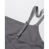 imageINLYRIC Womens Cotton Bralette  Wireless Unlined Sleep Comfortable Seamless Cami BraLava Smoke Grey