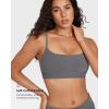 imageINLYRIC Womens Cotton Bralette  Wireless Unlined Sleep Comfortable Seamless Cami BraLava Smoke Grey
