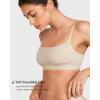 imageINLYRIC Womens Cotton Bralette  Wireless Unlined Sleep Comfortable Seamless Cami BraMilky White