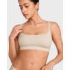 imageINLYRIC Womens Cotton Bralette  Wireless Unlined Sleep Comfortable Seamless Cami BraMilky White