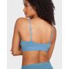 imageINLYRIC Womens Cotton Bralette  Wireless Unlined Sleep Comfortable Seamless Cami BraUniverse Blue
