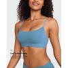 imageINLYRIC Womens Cotton Bralette  Wireless Unlined Sleep Comfortable Seamless Cami BraUniverse Blue