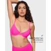 imageINLYRIC Womens Inbarely Plus Balconette Bra  Lightly Padded Underwire Sexy Tshirt Demi Bras SupportiveRose Shocking