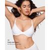 imageINLYRIC Womens Inbarely Plus Balconette Bra  Lightly Padded Underwire Sexy Tshirt Demi Bras SupportiveWhite