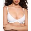 imageINLYRIC Womens Inbarely Plus Balconette Bra  Lightly Padded Underwire Sexy Tshirt Demi Bras SupportiveWhite